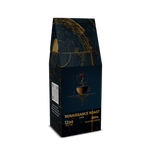 Coffee bag labeled 'Renaissance Roast' with decorative design on a white background